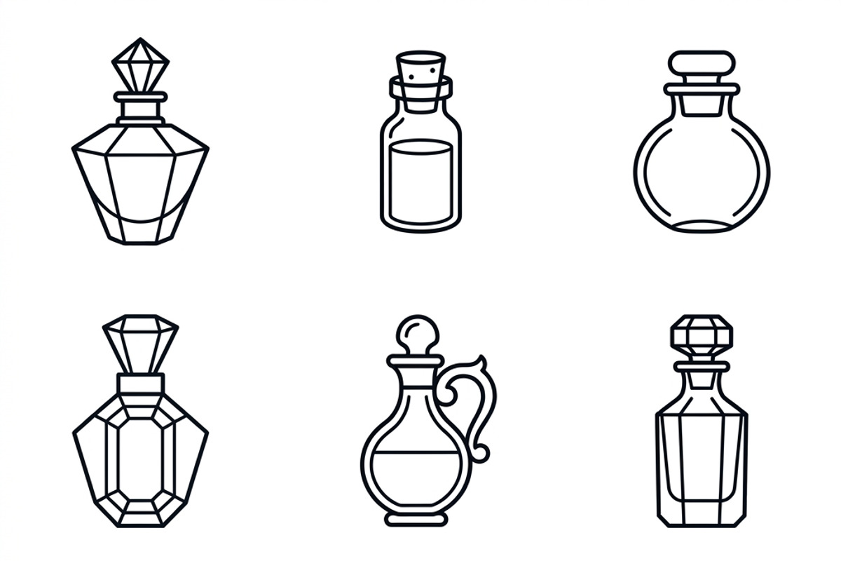 Bundles Perfume Laboratory Icons, an Outline Icon by adenpinkstore (Photo 10 of 12)
