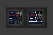 Fitness and Gym Instagram Template, a Social Media Template by Lakhan1998 (Thumbnail 3 of 3)