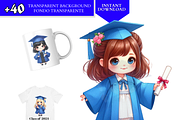 Graduation cap kids Clipart Preschoo, an Education Illustration by VM PARTYS  BY TAIRUMA (Thumbnail 2 of 10)