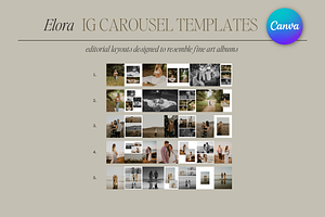Elora IG Carousel Templates