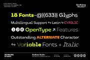 Blanc Groove Inktrap, a Sans Serif Font by Godbless Studio (Thumbnail 8 of 12)