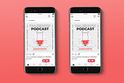 Talkshow Instagram Post Flyer, a Flyer Template by Tokosatsu (Thumbnail 1 of 3)