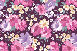 Floral Patterns Set