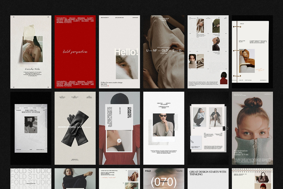 FOLD | Instagram Template (II), a Social Media Template by Pixel Grid (Photo 10 of 10)