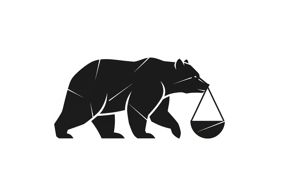 Nature Wildlife Bear Silhouette Bund, an Illustration by Designs_River (Photo 15 of 51)