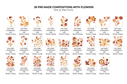 Floral Patterns Vector Clipart PNG, a Pattern Graphic by ARTMIRU (Thumbnail 6 of 15)