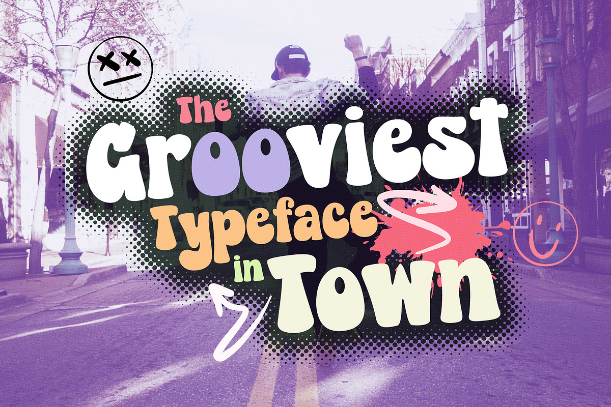 Funky Derix, a Sans Serif Font by BBtypeStudios (Photo 2 of 10)