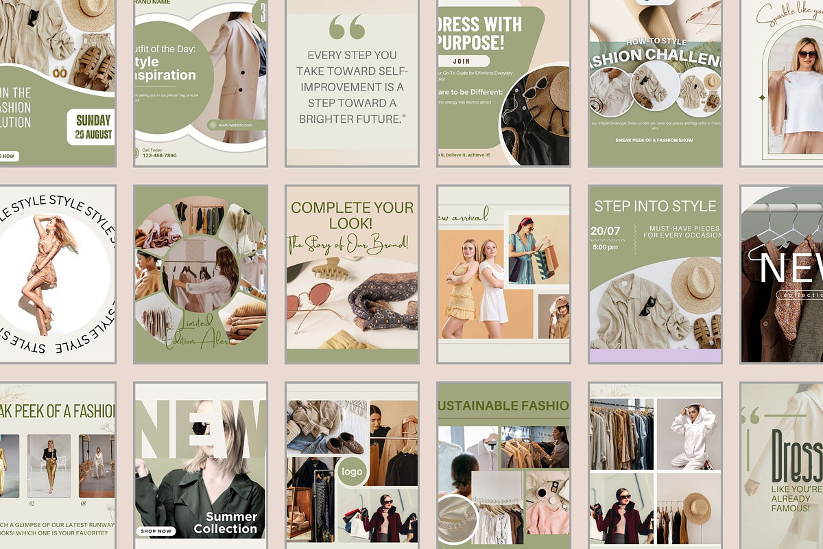 Business Social Media Templates, a Social Media Template by Sania (Photo 2 of 3)