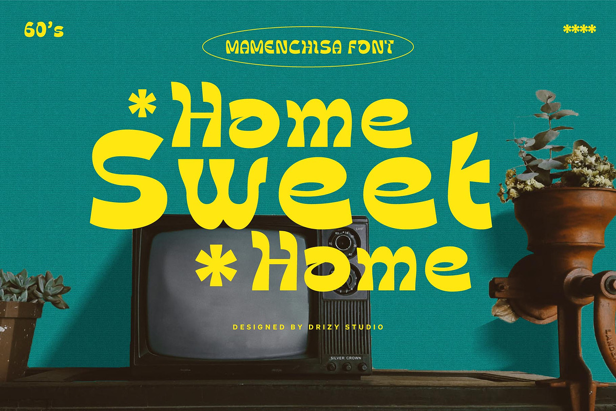 Mamenchisa, a Font by Drizy (Photo 6 of 9)