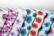 Flowers fluid art set., a Pattern Graphic by Digital illustration shop (Thumbnail 5 of 11)