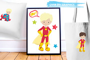 Super Hero illustration pack, an Illustration by PrettyBundles (Thumbnail 5 of 5)