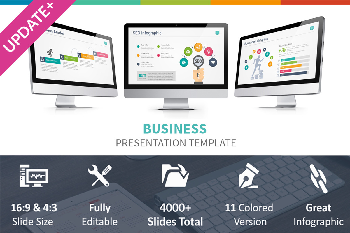 Business Presentation Template, a Presentation Template by GraStudios (Photo 1 of 6)