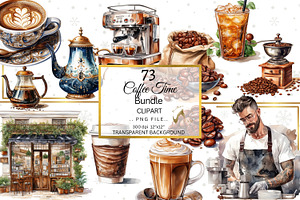 Coffee Clipart Bundle