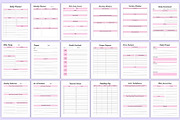 Ultimate Planner Sheets Bundle Canva, a Stationery Template by Mustafiz (Thumbnail 9 of 9)