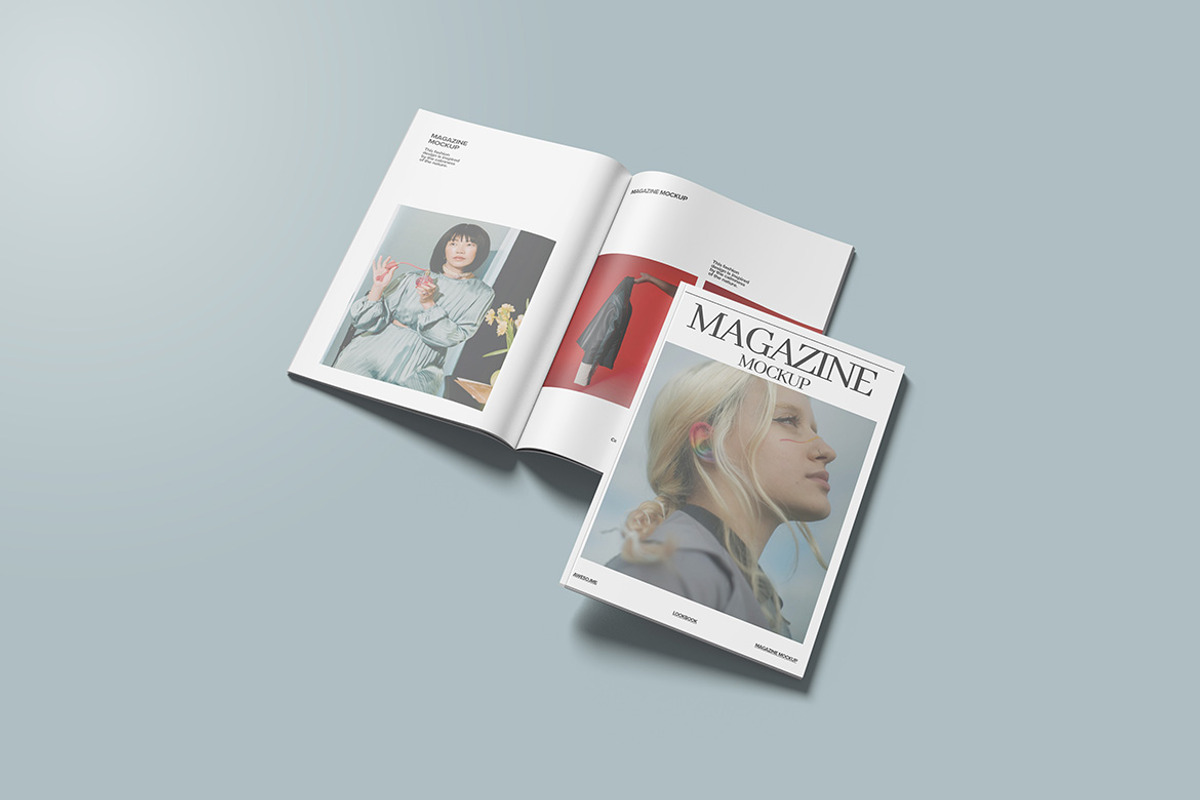Corporate Magazine Mockup, a Books & Magazine Mockup by My Code Std (Photo 2 of 5)