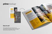 A4 Portrait Brochure Magazine Mockup, a Books & Magazine Mockup by PrimeMockup (Thumbnail 2 of 10)