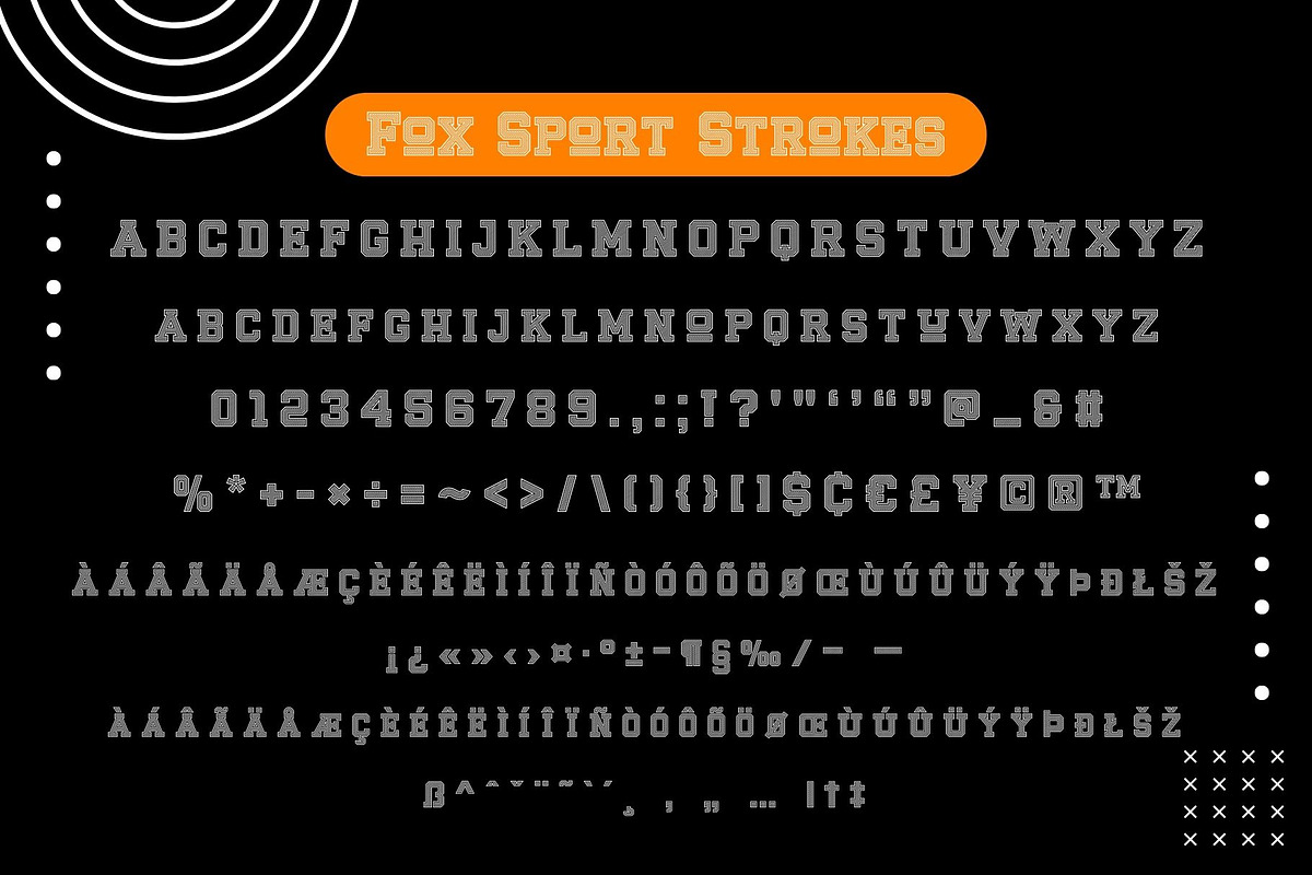Fox Sport 6 Fonts Style, a Slab Serif Font by Fox7 By Rattana (Photo 11 of 12)