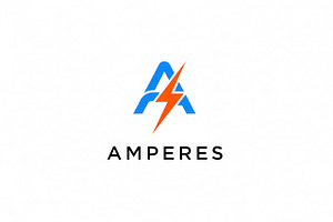 Modern Ampere Logo, a Branding & Logo Template by Logocreative