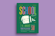 School Supplies Sale Flyer, a Flyer Template by megarez (Thumbnail 3 of 3)
