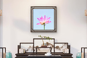 Pink Lotus Flower Wall Art, a Wallpaper Photo by VietArtworks (Thumbnail 4 of 6)