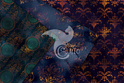 Watercolor Copper Damask Textures, a Texture Graphic by Digital Curio (Thumbnail 3 of 7)