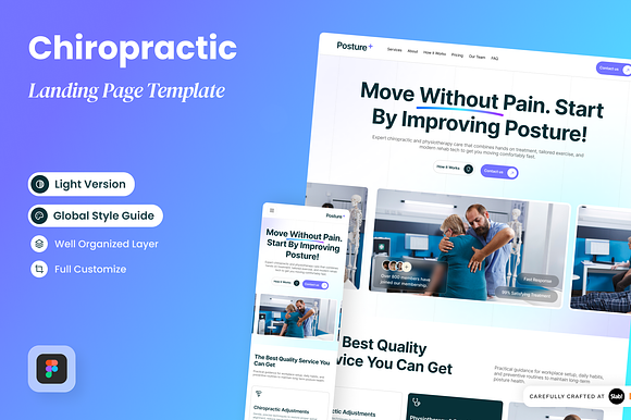 Posture+ - Chiropractic Landing Page preview 5