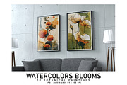 Watercolor Blooms, a Decorative Illustration by Digital Art Creations (Thumbnail 6 of 6)