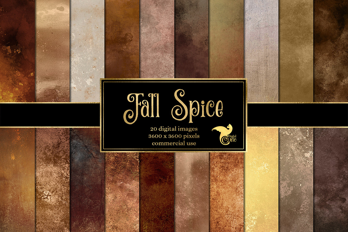 Fall Spice Textures, a Texture Graphic by Digital Curio (Photo 1 of 5)
