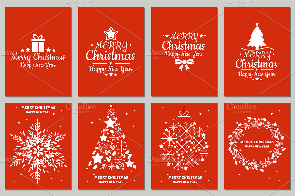 Marry Christmas Card, an Object Graphic by KartInnka (Photo 4 of 4)