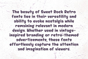 Sweet Rock Retro - Handwriting, a Handwritten Font by Charmingbear59.design (Thumbnail 3 of 5)