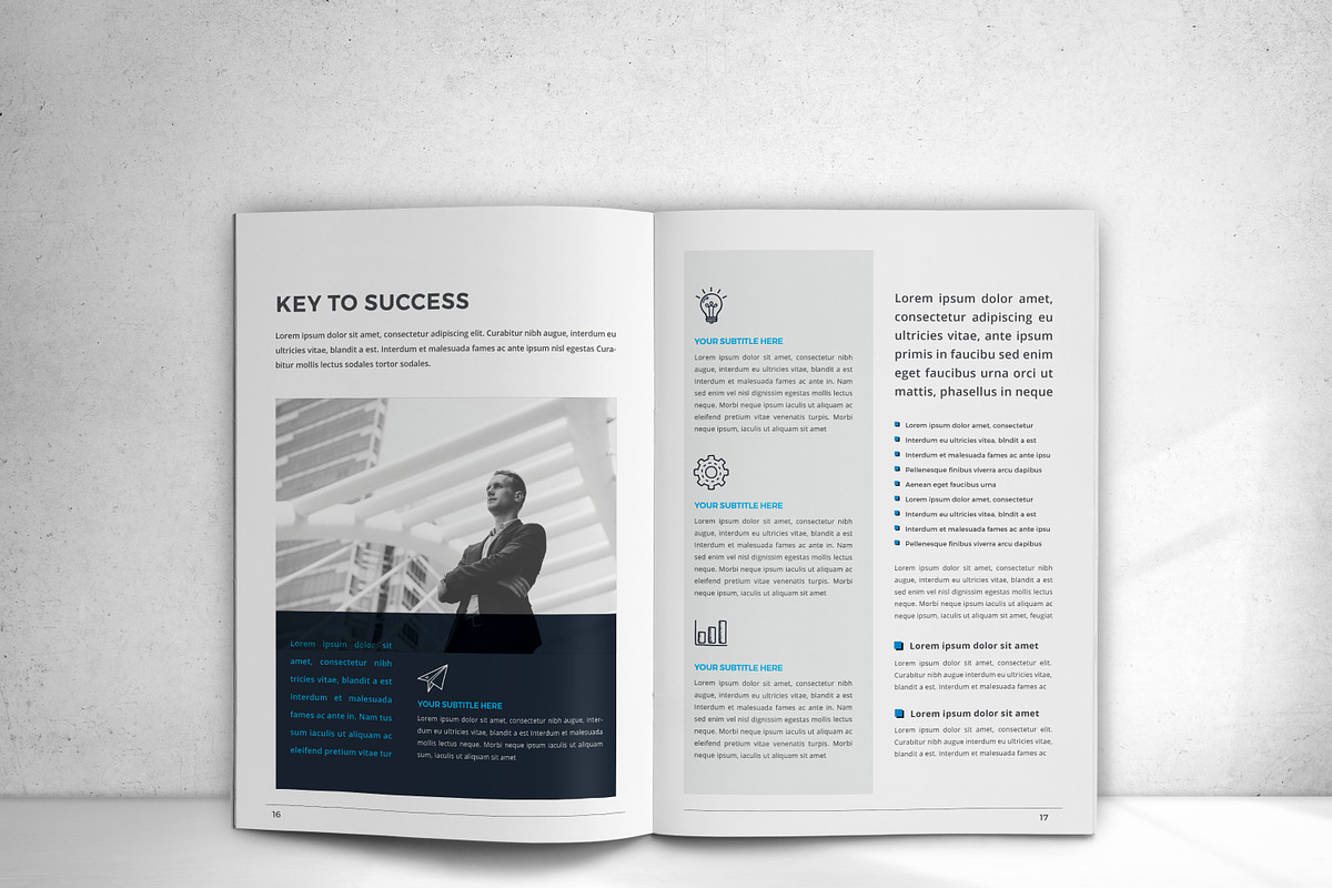 The Annual Report, a Brochure Template by design_pick (Photo 14 of 22)