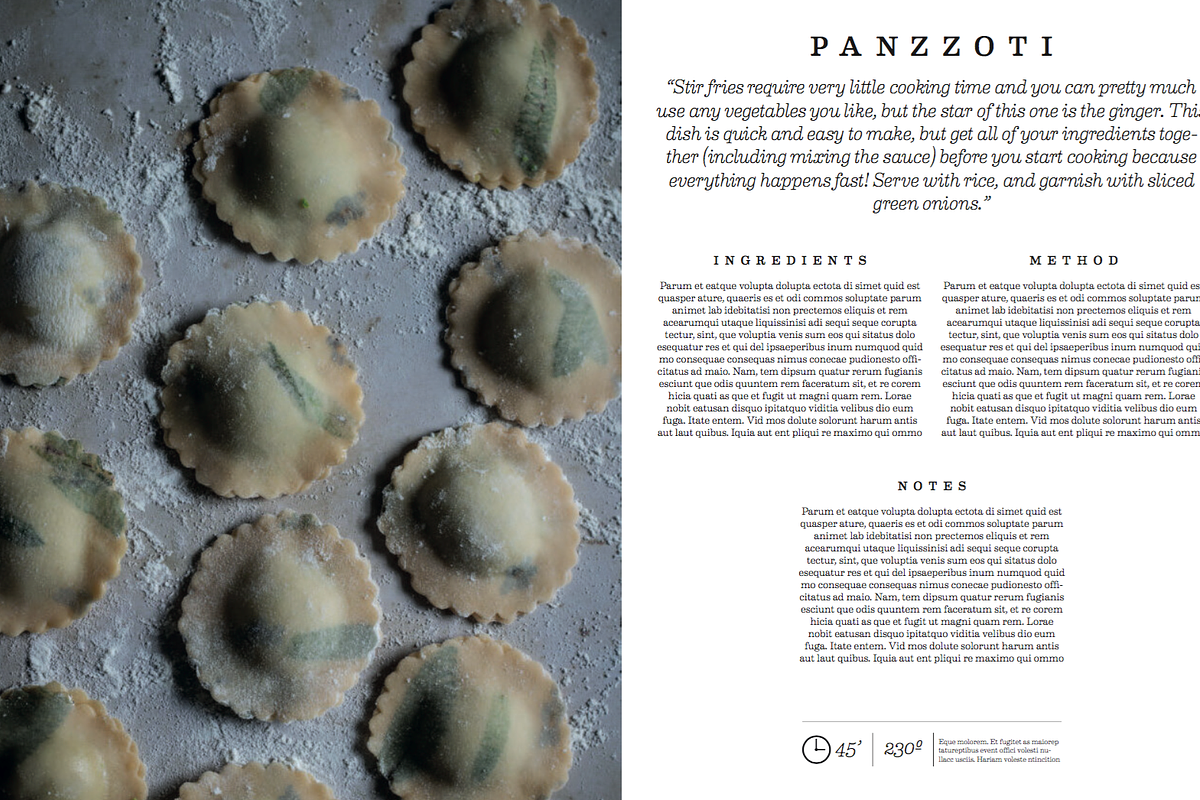Cookbook / Recipe Book Template, a Brochure Template by ADD+ (Photo 4 of 16)