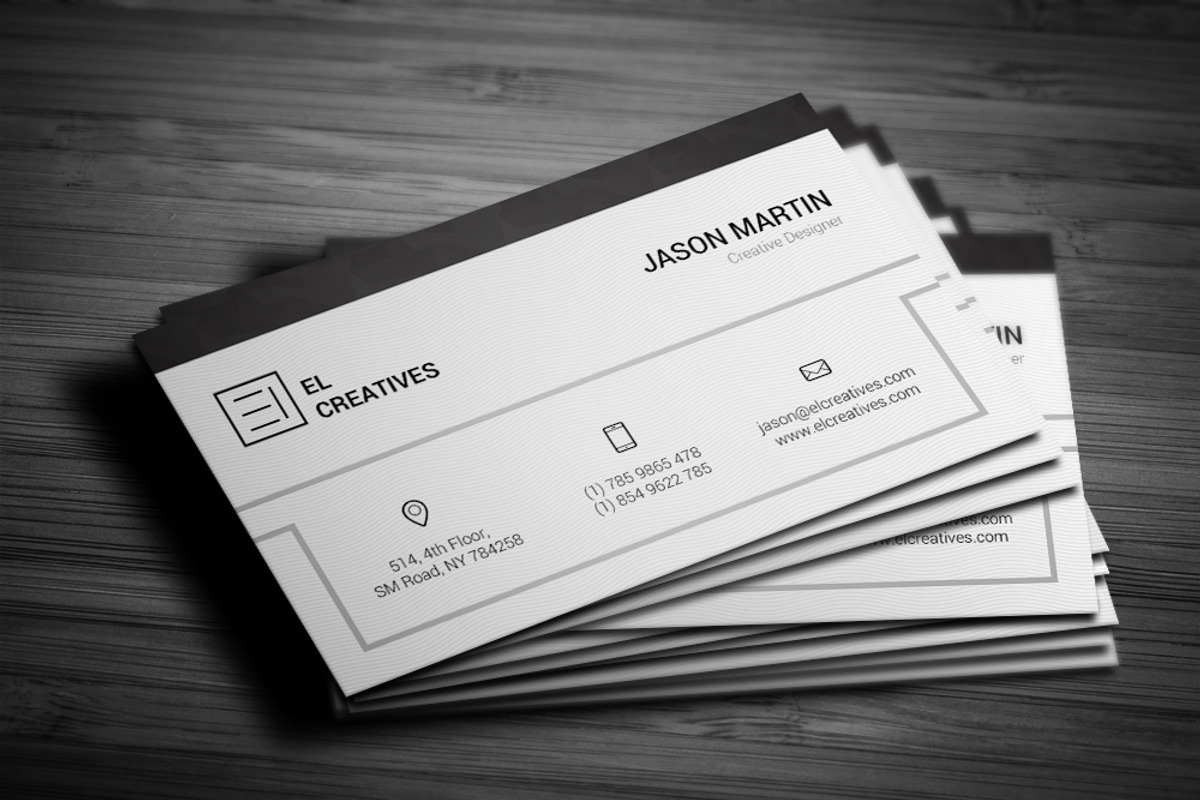 Clean Business Card, a Business Card Template by bouncy (Photo 3 of 4)