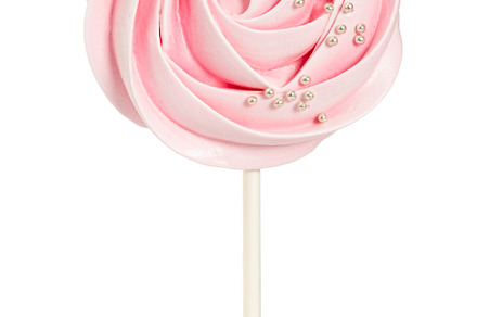 Rose shaped meringue stock photo containing meringue and pink