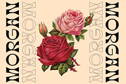 Morgan Flower - Retro Psychedelic, a Font by Nirmana Visual (Thumbnail 2 of 11)