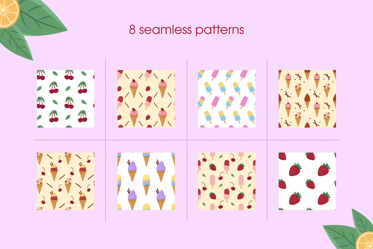 Summer Ice Cream Illustrations, a Graphic by AnnMsl Lab (Photo 4 of 7)