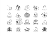 Halloween Icons, an Illustration by Sunbzy (Thumbnail 2 of 5)