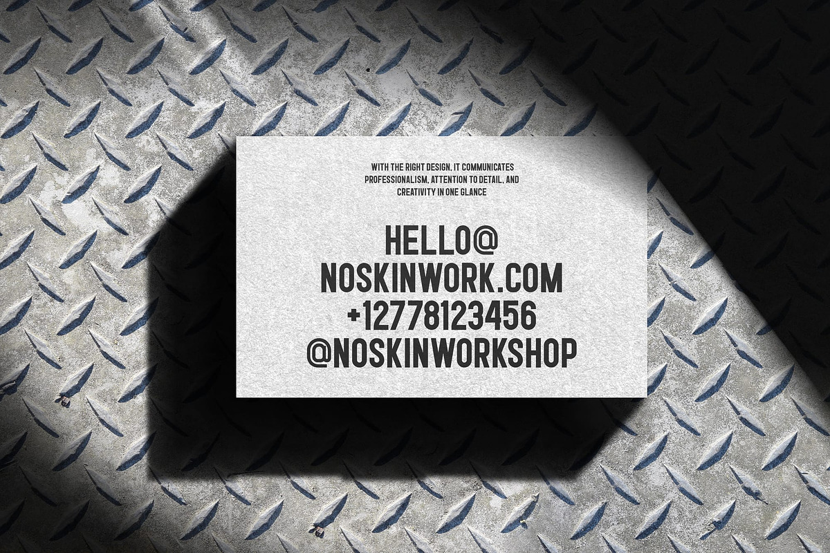 Noskin, a Sans Serif Font by Lemockup (Photo 8 of 9)