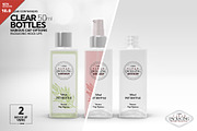 Clear 50ml PET Bottles Mockup, a Packaging Mockup by INCDesign (Thumbnail 1 of 10)