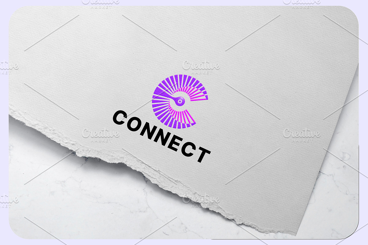 Letter C - Connect Logo Template, a Branding & Logo Template by Graplick (Photo 3 of 3)