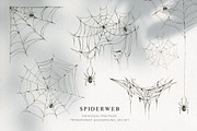 Halloween watercolor collection, a Decorative Illustration by CrystalinaShop (Thumbnail 9 of 16)