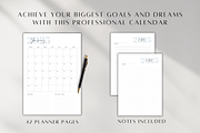 2025 Yearly / Monthly Calendar, a Stationery Template by BRANDcontent (Thumbnail 3 of 7)