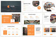 Route - Logistic Powerpoint Template, a Presentation Template by SlideFactory (Thumbnail 2 of 4)