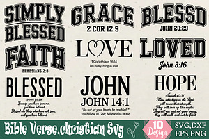 Bible-Verse,christian-Svg-Bundle, an Object Graphic by DollarSmart