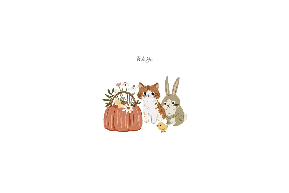 Cozy Hollow Autumn Clipart, an Animal Illustration by Pati Paints (Photo 6 of 9)