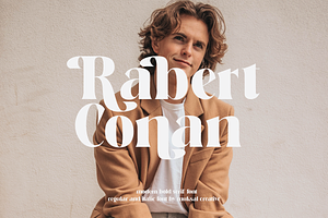 Rabert Conan, a Serif Font by Muksal Creative