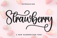 Strawberry | Script Font