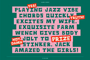 VS Dive Bar // Display Font, a Font by Vicarel Studios (Thumbnail 9 of 13)