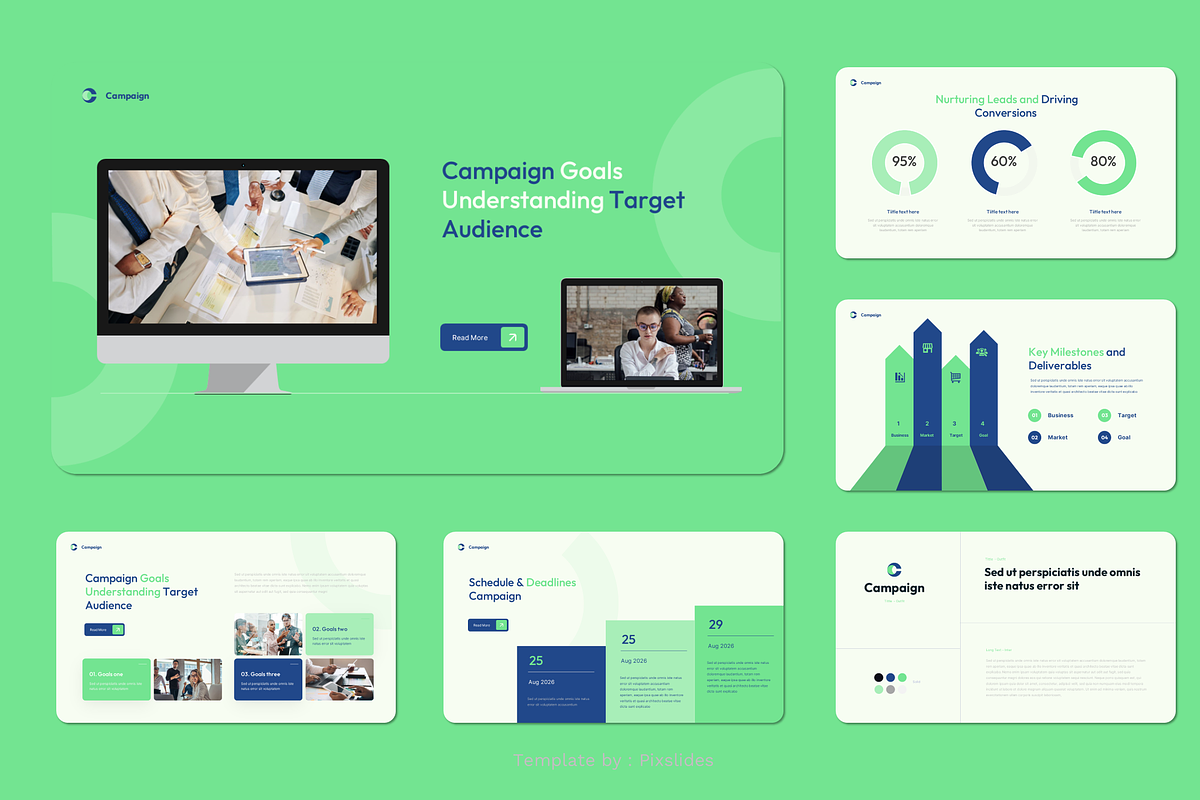 Marketing Plan Keynote, a Presentation Template by Pixslides (Photo 6 of 7)