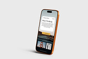 iPhone 17 Pro Mockups, an iPhone Mockup by Tahtagraphic (Thumbnail 5 of 14)
